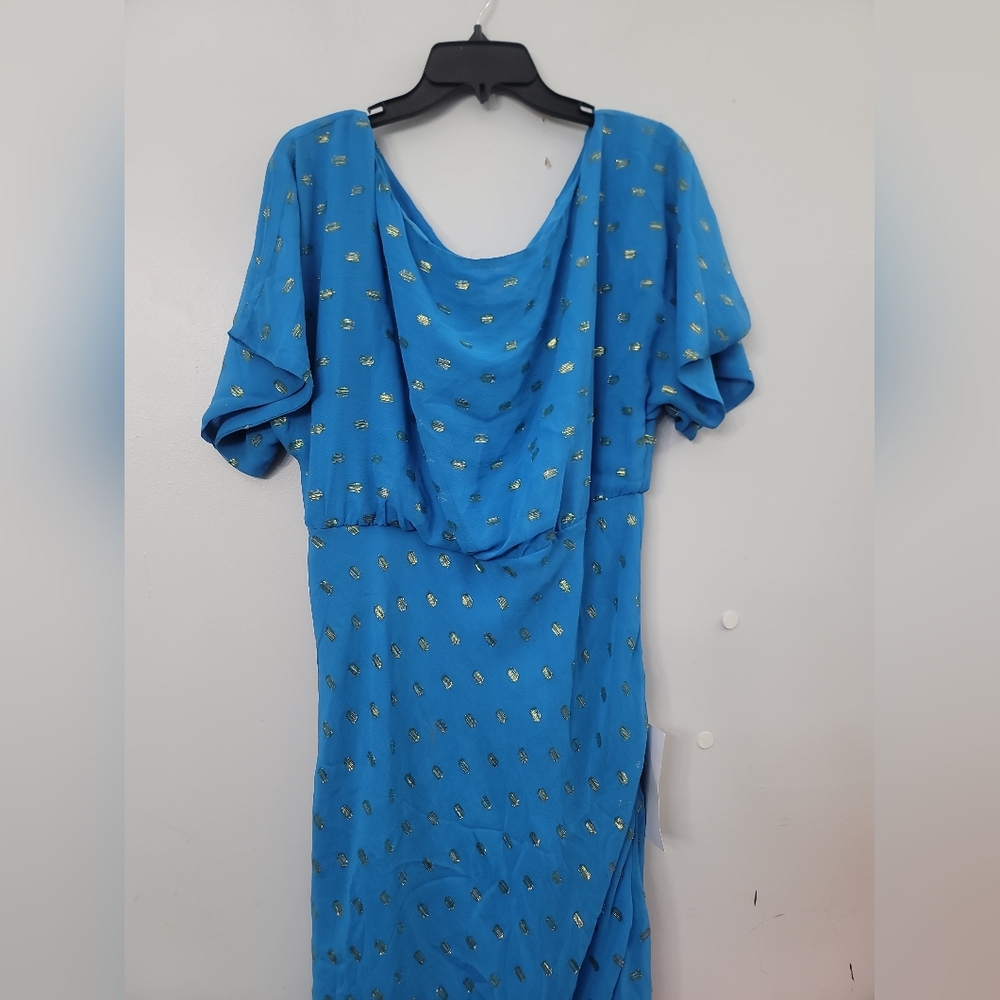 Never Fully Dressed Blue Midi Dress - Picture 7 of 8